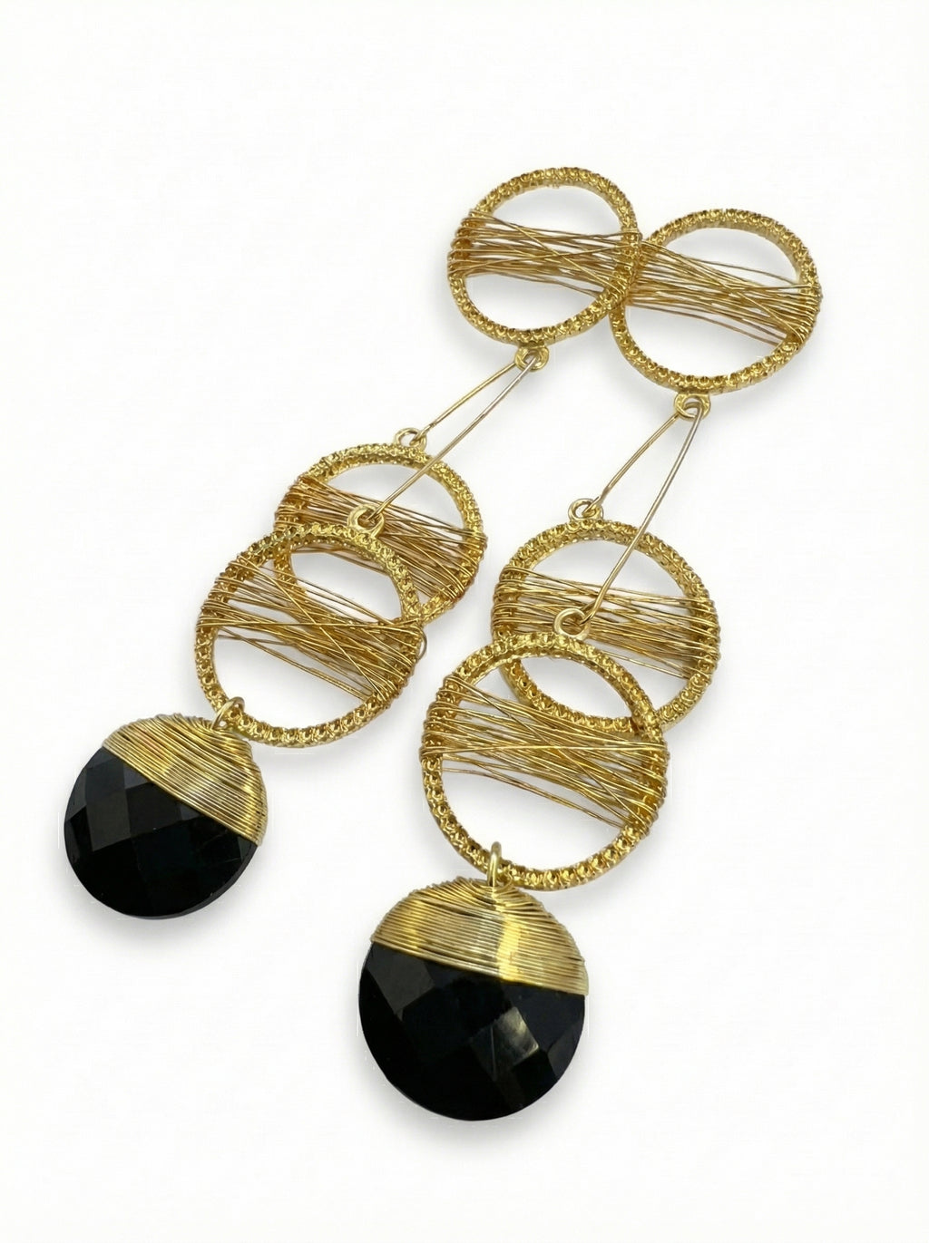 Golden Eclipse Earrings