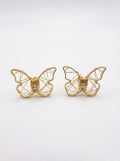 Golden Butterfly Earrings