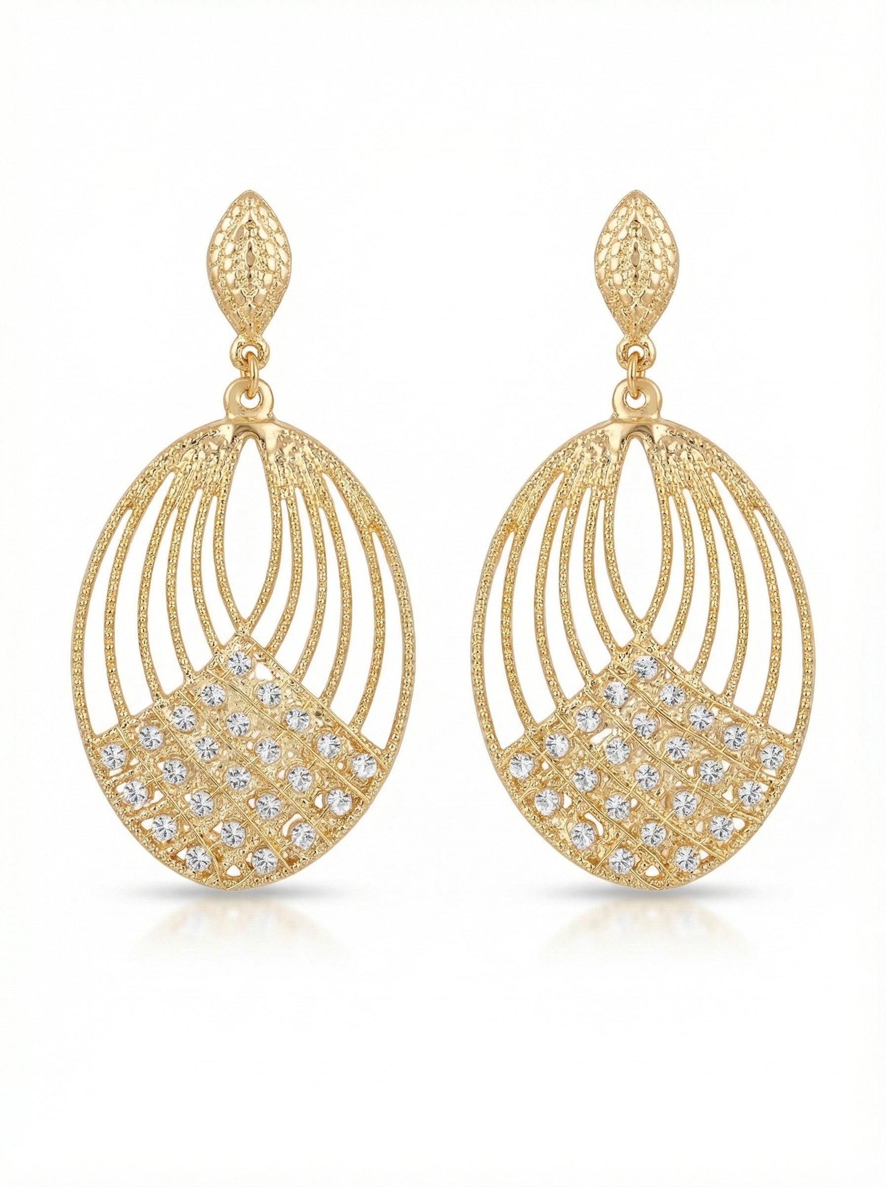 gold elegance earring