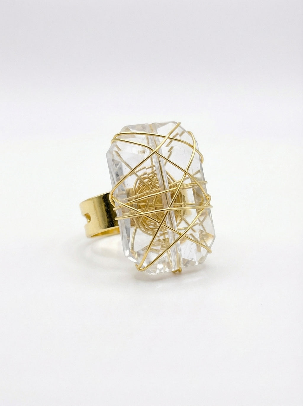Golden Prism Ring