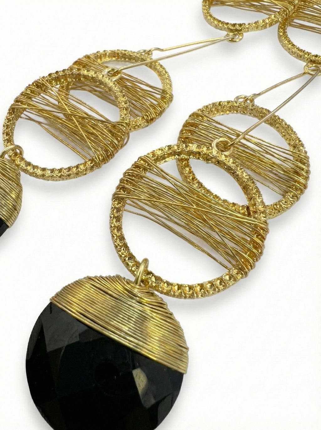 Golden Eclipse Earrings