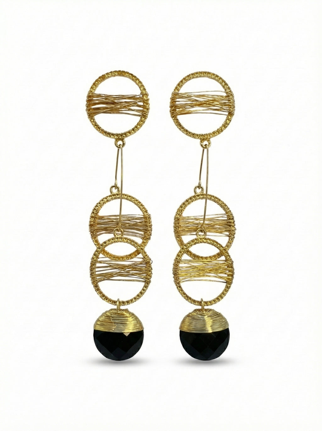 Golden Eclipse Earrings