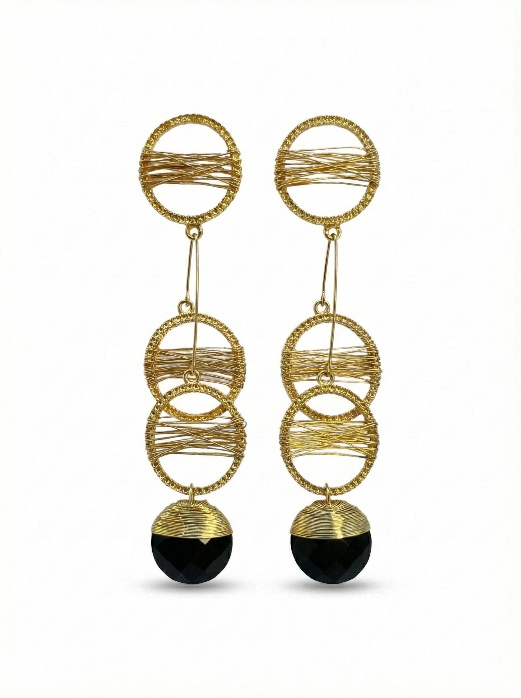 Golden Eclipse Earrings