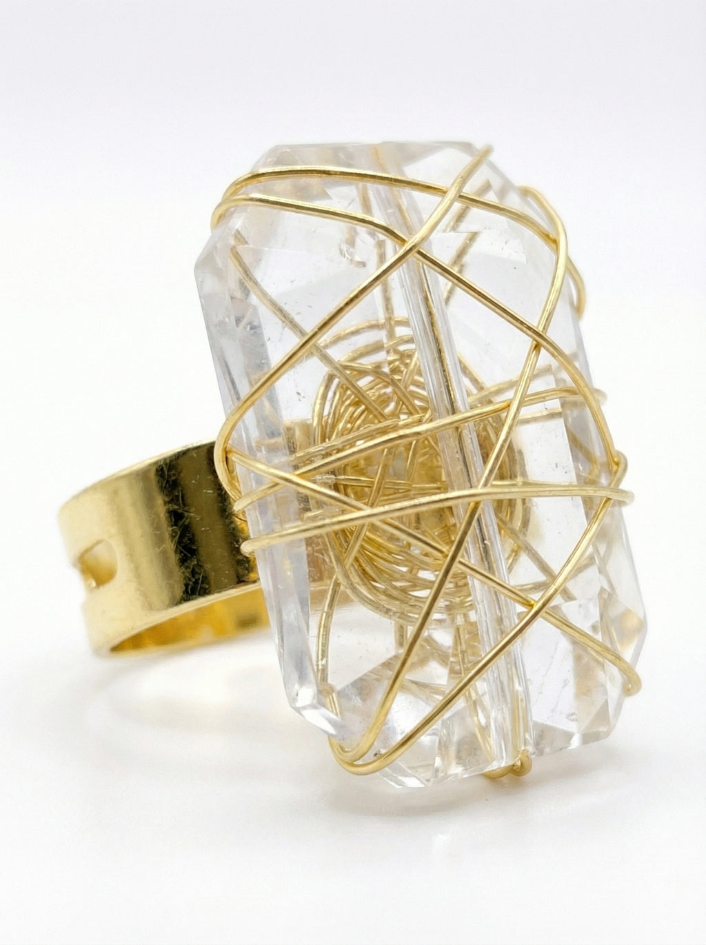 Golden Prism Ring