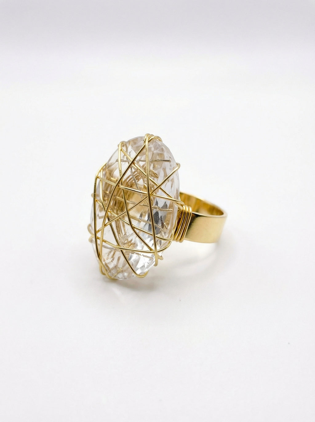 Crystal Weave Ring